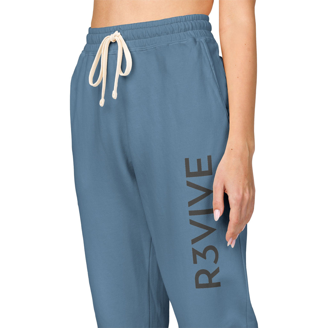 Comfortable Unisex Fleece Sweatpants with R3VIVE Print