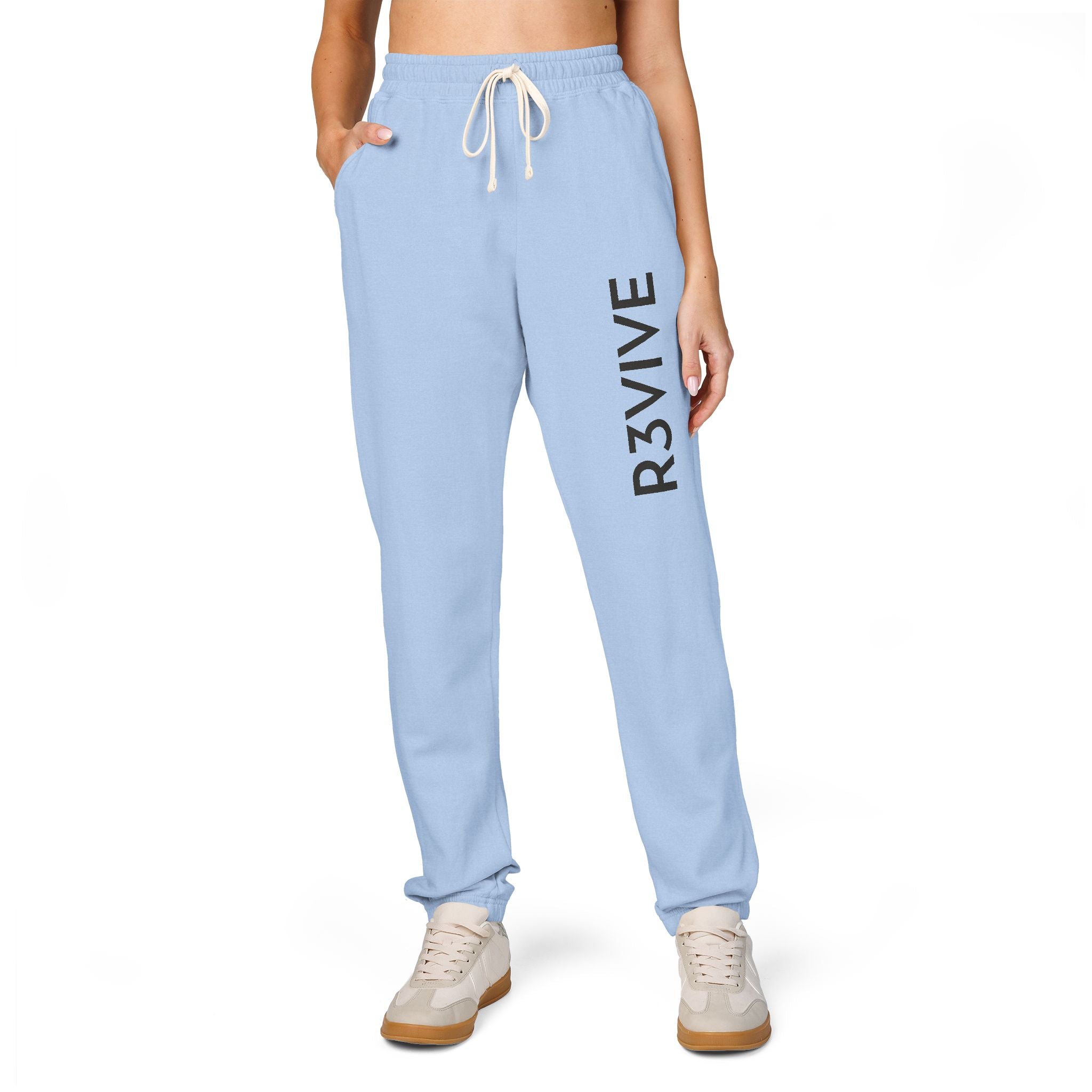Comfortable Unisex Fleece Sweatpants with R3VIVE Print