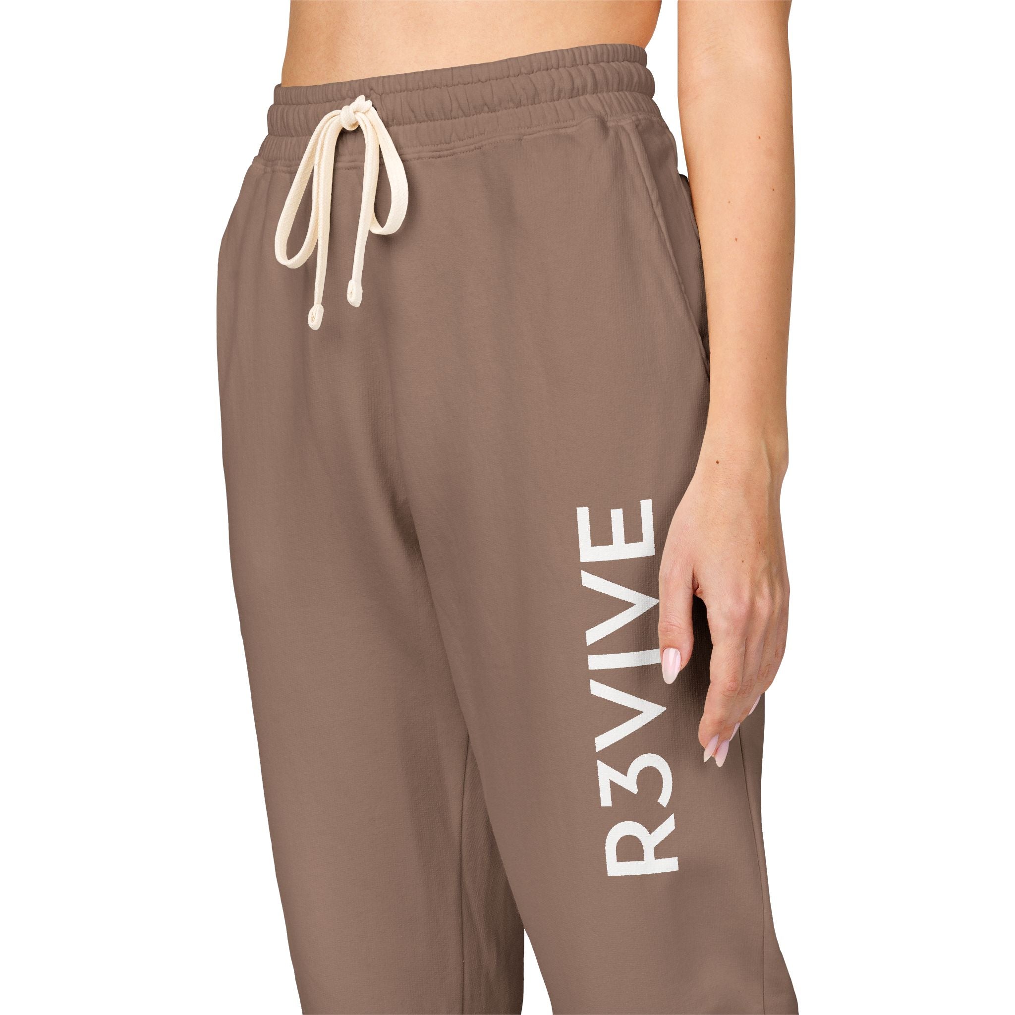 Comfortable Unisex Fleece Sweatpants with R3VIVE Print