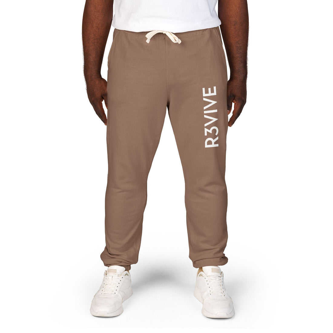 Comfortable Unisex Fleece Sweatpants with R3VIVE Print