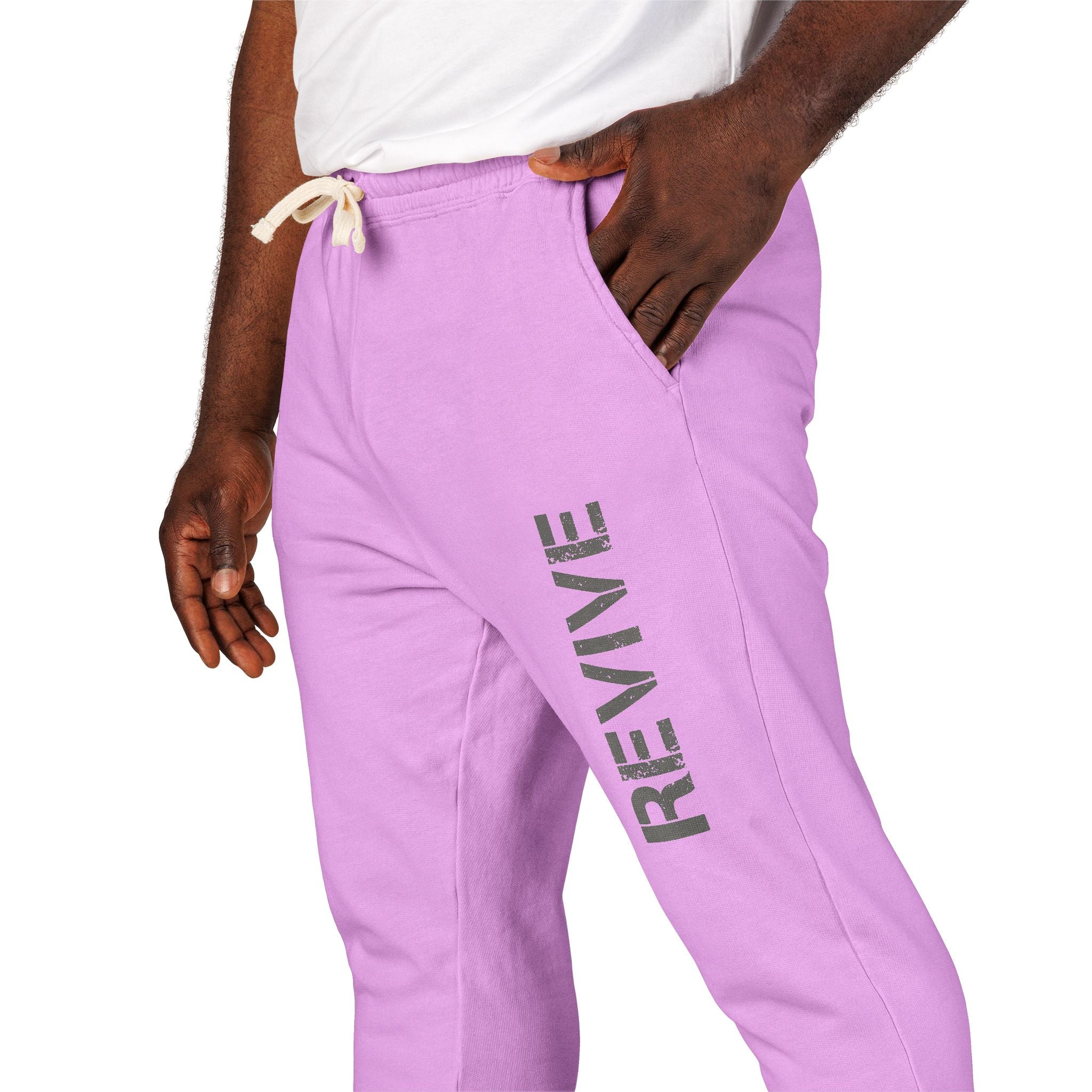 Revive Unisex Garment-Dyed Fleece Sweatpants