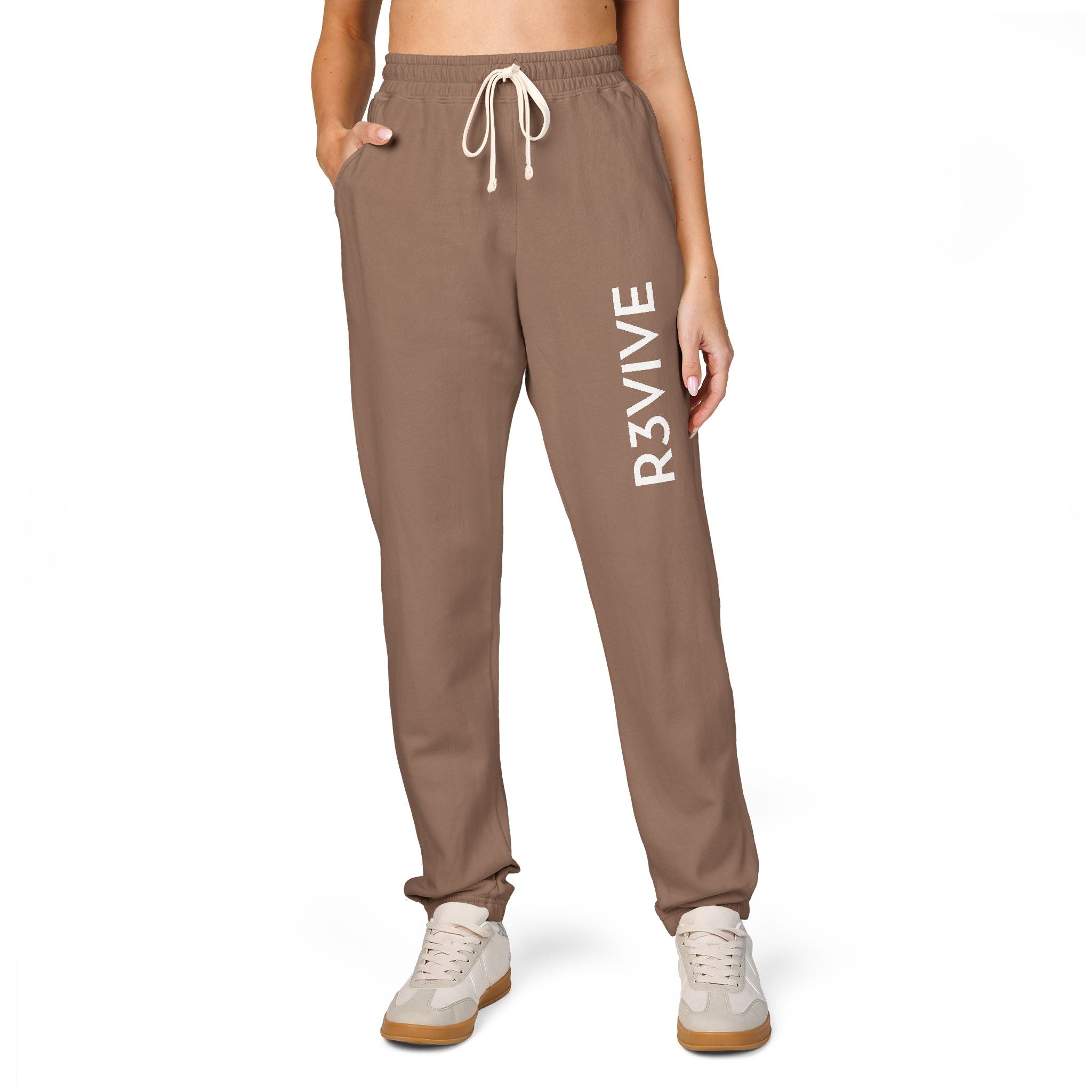Comfortable Unisex Fleece Sweatpants with R3VIVE Print
